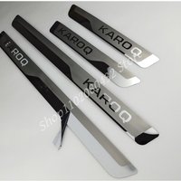 Door Sill Strip for Skoda KAROQ 2017-2021 Stainless Steel Scuff Plate Peda Pedal Cover Car Styling Stickers Auto Accessories