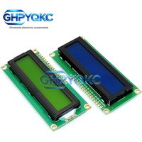 LCD1602 1602 LCD Module Blue / Yellow Green Screen 16x2 Character LCD Display PCF8574T PCF8574 IIC I2C Interface 5V for arduino