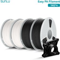 SUNLU Easy PA 3D Printer Filament 1.75mm 1KG/350M, High Strength, No Warp/Crack, ±0.03mm, 100% Filament Lines Up Neatly From UK