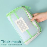 /KQM/Stationery A4 Bag Storage Double layer Capacity Organizer Folders Supplies Stationary High Quality Durable Material