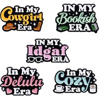 In My Cowgirl Era Enamel Pin Custom IDGAF Cozy Delulu Bookish Brooches Lapel Badge Accessory Jewelry Gift for Friends
