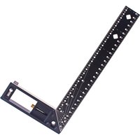 XMSJ 30CM Precision Marking Right Angle Ruler 45/90 Degree Hole Angle Ruler Industrial Scribe Marking Angle Gauge Woodworking