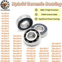 2pcs 6800 6900 6000 Series Hybrid Ceramic Bearing 6802 6803 6804 6805 6806 699 6901 6902 6903 6000 6001 15267 17287 18307 -2RS