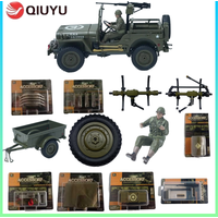 Jjrc C8815 Parts Upgrade Parts Trailer Soldier Winch Canopy Metal Cvd Original Accessories For C8815 Rc Car Upgrade Accessories