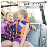 Hot Sale Life Vest 210D polyester Adult Kids Life Jacket Water Sports Surfing Fishing Swimming Life Vest with Whistle