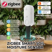Zigbee 3.0 Smart Soil Moisture Sensor:Moisture/Temp/Humidity Meter/Light/Fertility Monitor,For Tuya/Smart Life/Z2M,Need Gateway image 4