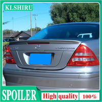 Real Carbon Fiber/FRP Rear Wing Lip Spoiler For Benz-Benz C-class W203 C180 C200 C260 C320 2001 2002 2003 2004 2005 2006