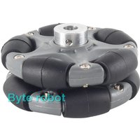 5/20Kg Load Laifu Wheel 58/100mm Nylon Omni Wheels Rubber Roller Omni Robot for Robot Car ROS Platform Omnidirectional Motion