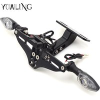 For Yamaha YZF R6 YZFR6 1999 2000 2001 2002 2003 2004 2005 2006 Motor Adjustable Angle License Number Plate Frame Holder Bracket