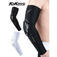 AliExpress kokossi KoKossi 1 PCS Fitness Basketball Anti-collision Elastic Arm Protectors Running Cycling Elbow Supports Training Arm Sleeves