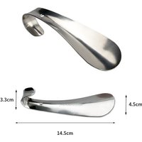 1PCS Professional 14.5cm Spoon Shoehorn Professional Shoehorn Stainless Steel Metal Shoe Horn Shoes Lifter Tool