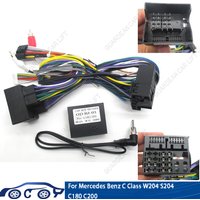 For Mercedes-Benz C-Class C180/C200/W204 Android Radio Power Cable Canbus Box OD-BENZ-03 16 Pin Wiring Harness