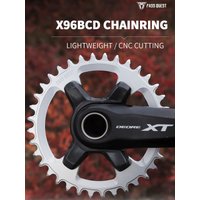 AliExpress PASS QUEST Round For M6000 M7000 M8000 M9000 Bicycle Chainrings 96mm BCD Narrow Wide ChainWheel 32T 34T 36T 38T 40T 42T