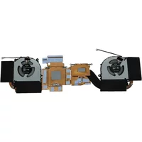 New Laptop CPU+GPU Radiator with fan set for CLOVER PC70DN2 PC70N-104 6-31-PC70N-102 FMKL FMKK DFS5K223052834 DFS5K22305283R 5V