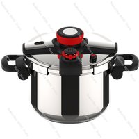304 Stainless Steel Pressure Cooker - Safe Explosion-Proof Design, Fast Cooking for Gas & Induction Stoves, Home Use