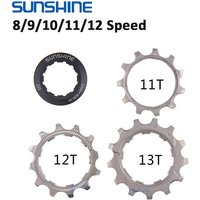 AliExpress NONE Bicycle Cassette Cog MTB Bike 8V 9V 10V 11V 12 Speed 11T 12T 13T Road Bike Star Replacement K7 Ratchet Parts