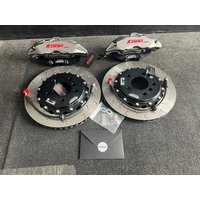 High quality front big brake kit grey 4 pot caliper with 355mm drilled and slotted disc for Audi TT 2015