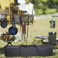 Zeltstangentasche, wasserabweisend, Oxford-Stoff, Trekkingstock, wasserabweisender Camping-Organizer, multifunktional, mit Griff zur Aufbewahrung