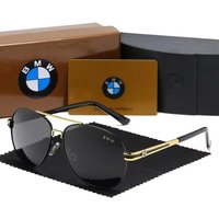 AliExpress BMW BWM Luxury Polarized Sunglasses Men UV400 Anti-Glare Retro Flight Sunglasses Driving Cycling Fishing Outdoor Hiking Sunglasses