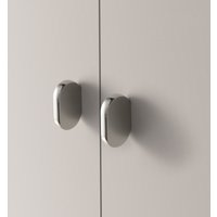 Spiegel Oval Möbel Griff Galvanik Titan Silber Kleiderschrank Tür Griff Schublade Schrank Ziehen Nordic Schrank Griff