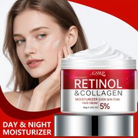 GSWP Retinol Moisturizing Cream, contains retinol, proteins, and other ingredients, cares for the skin.60g/120g