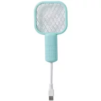 Electric Mosquito Swatter Rechargeable Bug Zapper UV Light Fly Killer Insect Racket for Home Outdoor Pest Control Camping Use