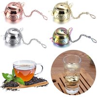 Teaware Stainless Steel Teapot Shape Diffuser Tea Infuser Herbal Spice Filter Tea Strainer
