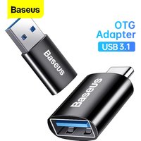 Adaptateur Baseus USB 3.1 OTG type-c vers USB-A convertisseur USBBC Type C femelle pour Macbook Xiaomi Huawei Samsung 10Gbps données OTG Adapt