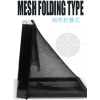 A6 Outdoor Airsoft Target with Trap Net Catcher, Stand and Paper Target, for Airsoft Gun Training Shooting BB Pellets Indoor