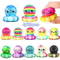 Octopus Slow Squeeze Squishies Fidget Toys for Adults Kids, Soft Slow Stress Balls Relief Fidget Toys for Birthday Easter Party