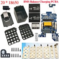 20X18650 For Makita 18V Li-ion Battery Case BMS Balance Charging Circuit Board PCBA Box Lithium Batteries Pack Housings BL1812B