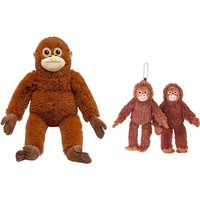 20-66cm Cartoon Gorilla Plush Toy Chimpanzees Monkey Soft Stuffed Doll Backpack Car Bag Room Decor Kid Gift