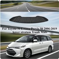 For Toyota Estima Previa 50 2006-2019 Lower Stratum Trunk Mats Pad TPE Cargo Liner Rear Trunk Mat Waterproof Wear-resistant