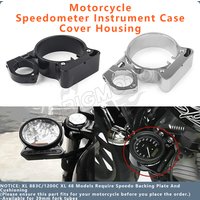 Motorcycle speedometer Relocation Side Mount Bracket Instrument Case Housing Cover For Harley Sportster XL 883 1200 X48 48 72