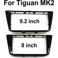 8 Zoll oder 9,2 Zoll glänzend schwarz CD-Panel Trim Mib Piano schwarz Radio Media Unit Platten dekorativen Rahmen für Tiguan mk2 5 ng858069c