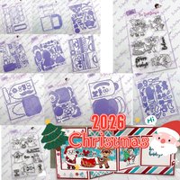 2025 neue Schablone Cling Gummistempel Hause Für DIY Scrapbooking Handwerk Maker Fotoalbum Vorlage Handgemachte Dekoration