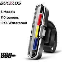 Bike Lighting LED Bicycle Lights Tail Lamp USB Rechargeable Waterproof Mountain Road Cycling Rear Flashlight for Bicycle Lantern
