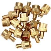 4pcs/12pcs Slotted Head Valve Stem Caps for Car Motorcycle Tire Valve Caps Bronze Pure Copper Auto Tyre Stem Cover Dust Cover