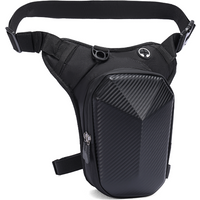 Leg Bag Men Women Waterproof Eva Hard Shell Portable Bag for Motorcycle Bicycle Outdoor Travel Daily Riding Hip Bum Fanny Pack