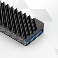 M.2 SSD Heatsink Cooler - Aluminum Radiator with Thermal Silicone Pad for 2280 NVMe NGFF SSD Cooling on Motherboard