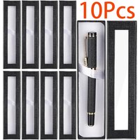 10Pcs Portable Pen Organizer Jewelry Box Paper Showcase Pen Portable Storage Box Brush Pencil Cardboard Case Empty Gift Case