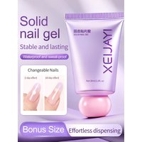 1pc 30ml Solid Nail Glue Gel - Gel Nail Glue For Nail Tips, Adhesive Glue For Nails 3D Sculpture, Super Strong Solid Nail Glue