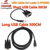 USB OBD Cable For Lexia-3 PP2000 Diagnostic Tool for Peugeot Citroen OBD1 to OBD2 Connect Cable 30/300cm USB Cable Best Price