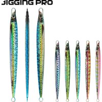 JIGGINGPRO 60g 80g 100g 3D Printing Speed Jig Metal Jigging Lure Fishing Bait Saltwater Fishing Lure