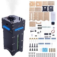 DIY Humidifier Soldering Kit with OLED Display Time & Humidity Settings Desktop Atomizer Electronics Project for School Home