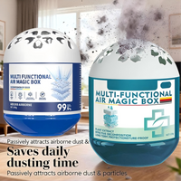 1/2PCS Natural Air Purifying Dust Collector Box Plant Formula for Home Bedroom Living Room Baby Room Kitchen Pet Space 24H Use