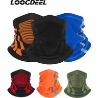 AliExpress NONE LOOGDEEL 1Pcs Warm Fleece Sports Ski Neck Warmer Hat Multifunctional Reflective Neck Warmer Men Women Unisex Winter Cycling Mask