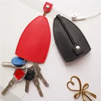 Key Bag Cute Pull-out Car Key Box Pocket Key Bag Creative Large Capacity Keychain Key With PU Leather Key Bag
