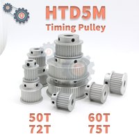 HTD 5M Timing Pulley 5M 50Teeth 60Teeth 72Teeth 75Teeth HTD5M Pulley 5M 50T 60T 72T 75T 5M Tooth Pulley HTD5M Timing Belt Pulley