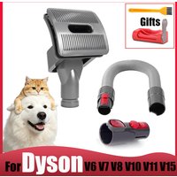 For Dyson Vacuum Pet Brush V6 V7 V8 V10 V11 V15 – Flexible Undercoat Groomer for Dog Cat Shedding, Mats & All Hair Types